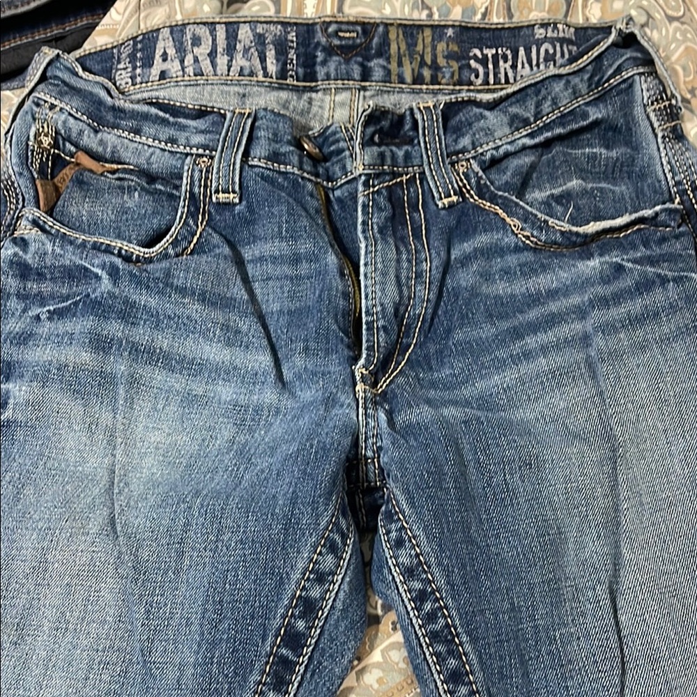 Ariat Men’s Blue Straight Jeans
